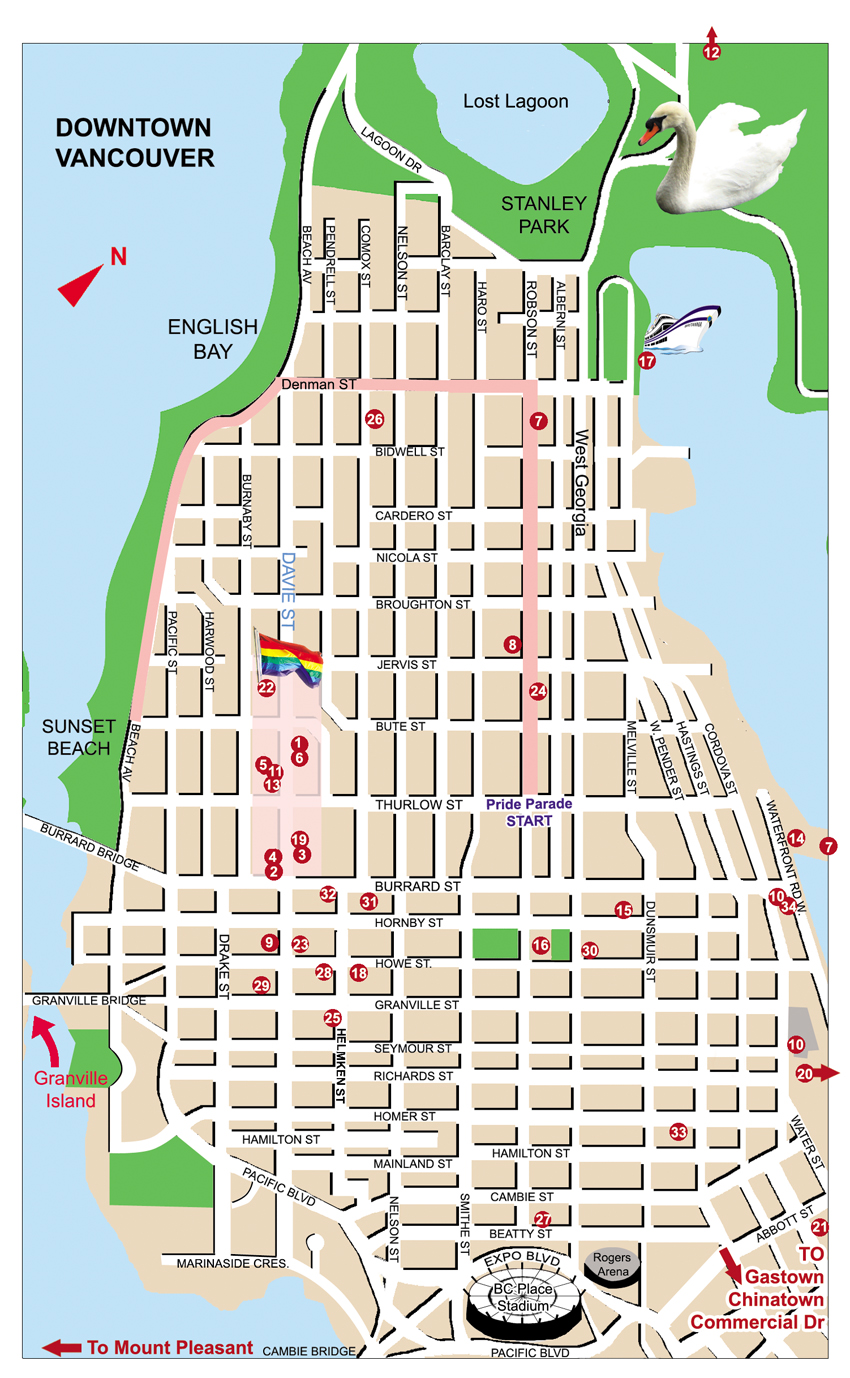 Maps - Gay Vancouver Travel Guide